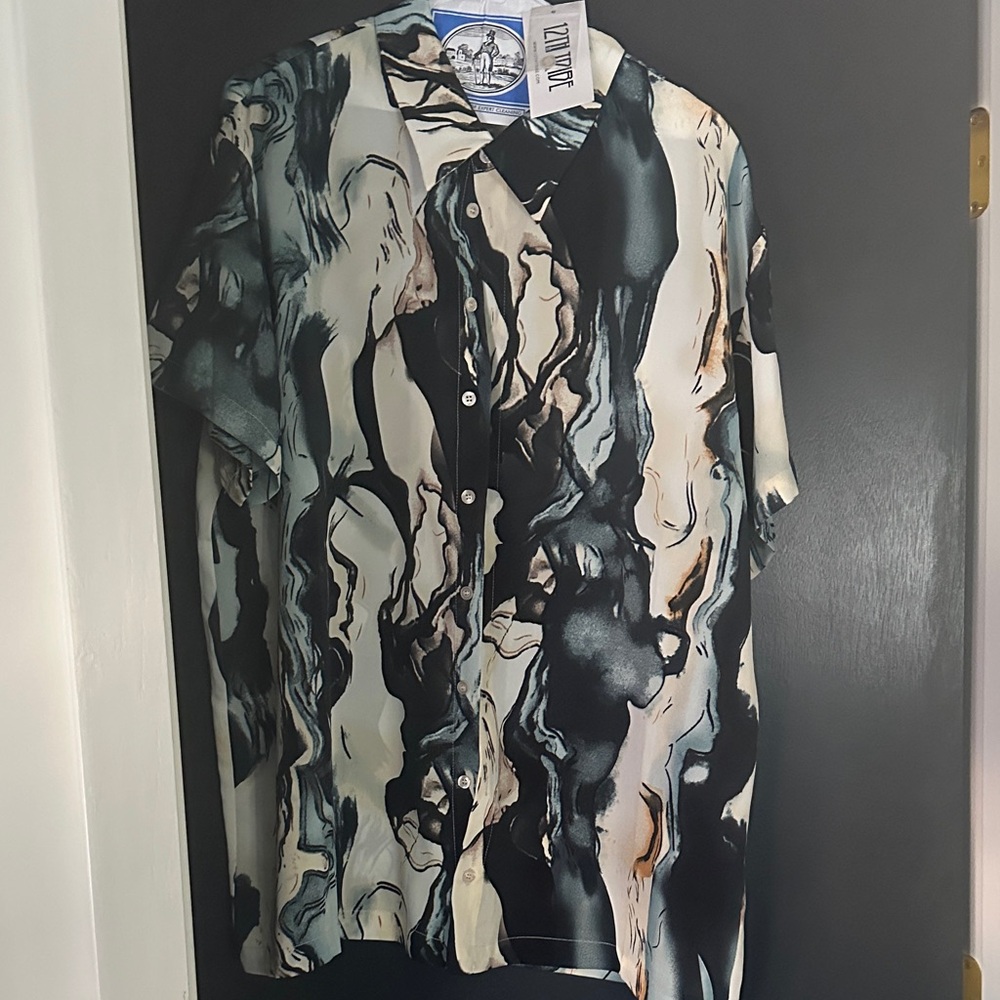 Vaughn Blue Sea Camp Shirt